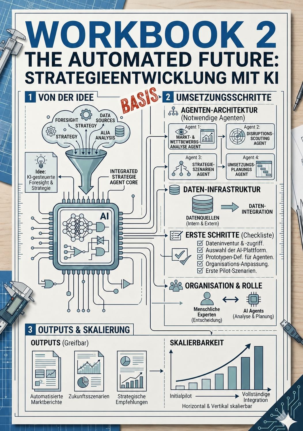 Workbook 2: Strategieentwicklung mit KI — Cover