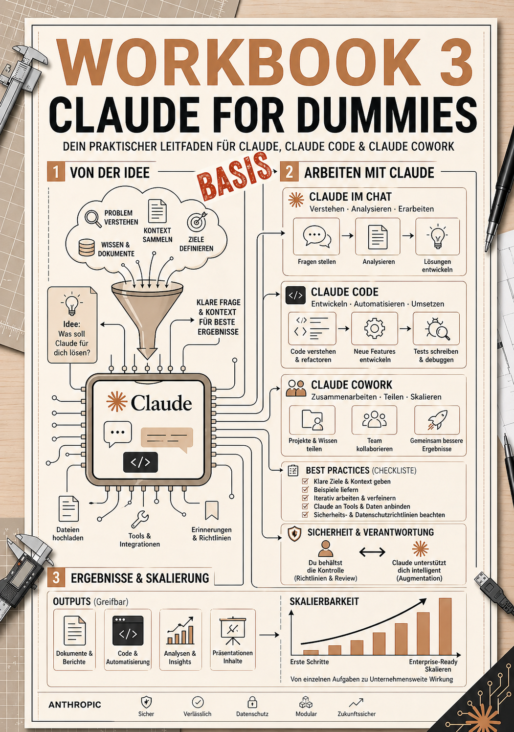 Workbook 3: Claude for Dummies — Cover